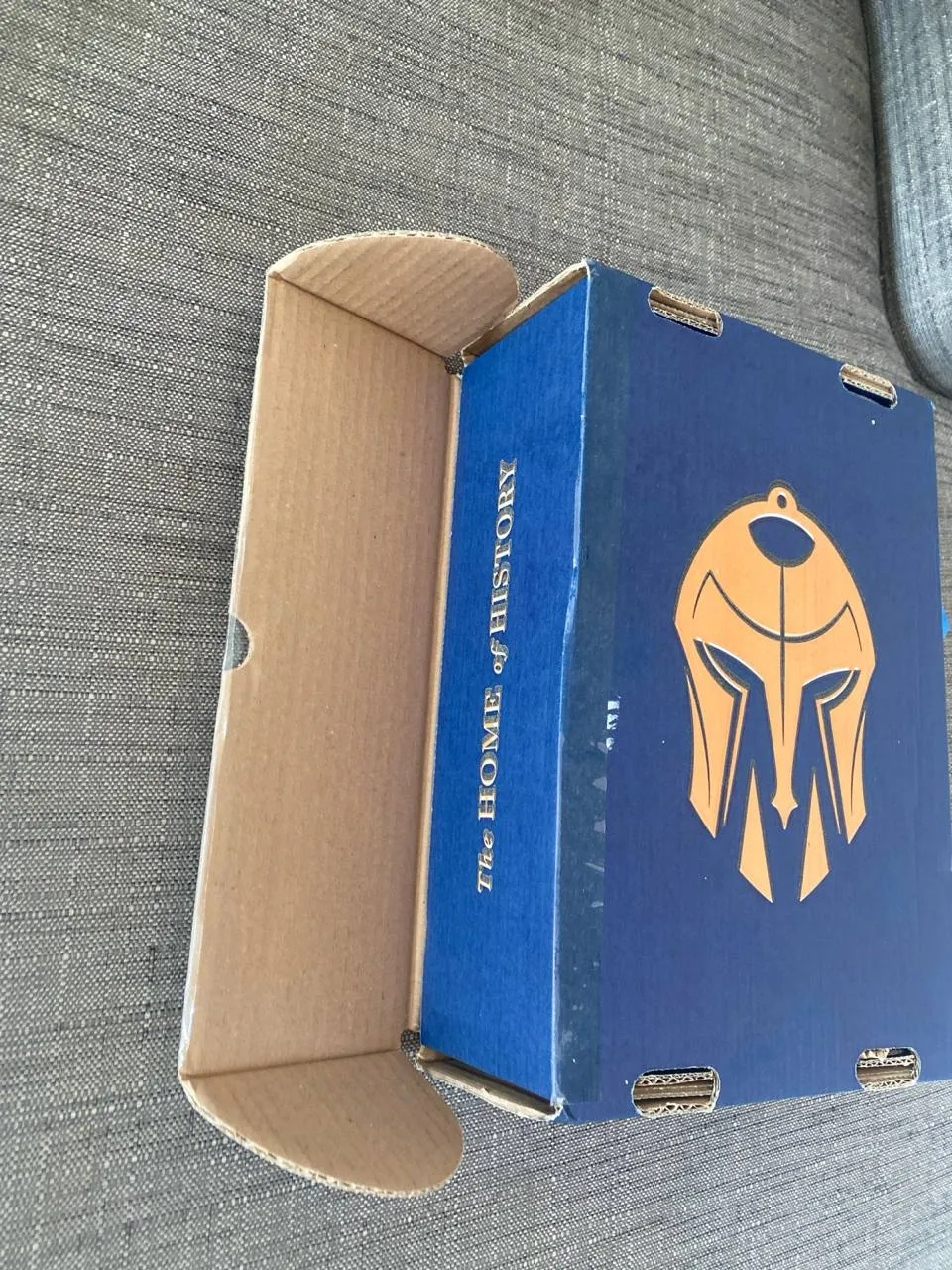the box being opened